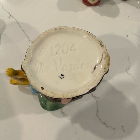 VTG Artone & Beswick England Toby Porcelain Shot Glass  Figurine Lot 16 Mini - Picture 8 of 14